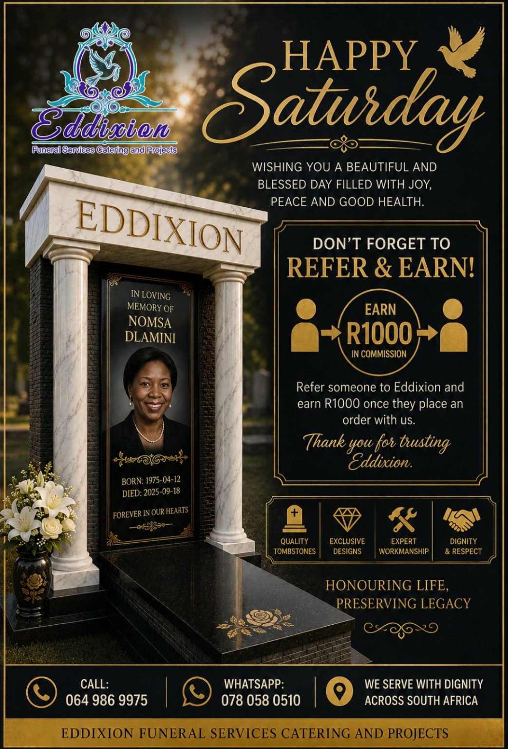 Eddixion tombstone